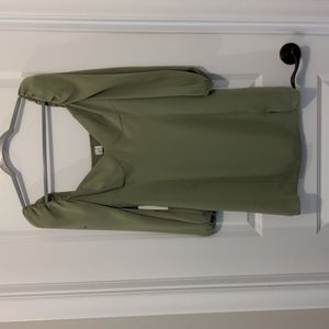 Wilfred Aritzia Mini Dress - Sage Forest Green - Size 8